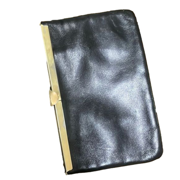 Etra Handbags - ETRA Vintage Leather Clutch/ Chain Purse